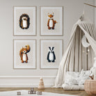 Childrens Woodland Nursery Prints Set of 4 – Print Sets for children, available at Learning Bugs UK