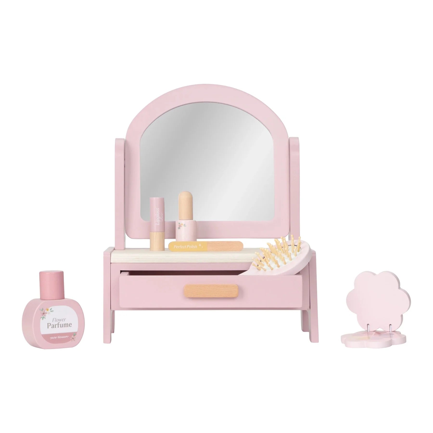 Little Dutch Wooden Vanity Table – for children, available at Learning Bugs UK