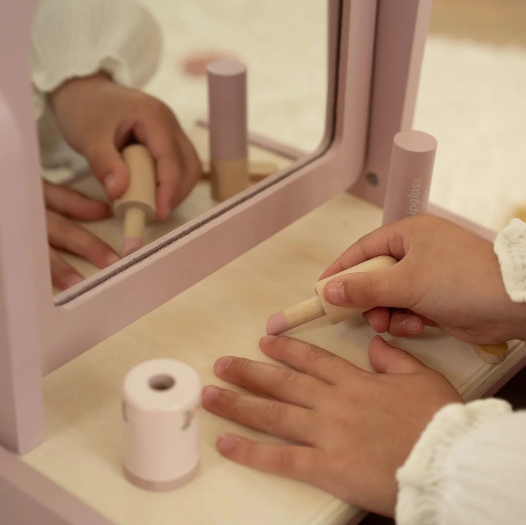 Little Dutch Wooden Vanity Table – for children, available at Learning Bugs UK