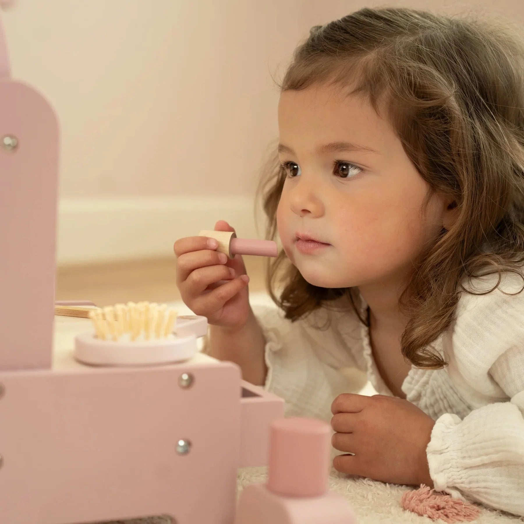 Little Dutch Wooden Vanity Table – for children, available at Learning Bugs UK