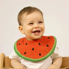 Oli&Carol Wally the Watermelon Feeding Bib – Tableware & Cutlery for children, available at Learning Bugs UK