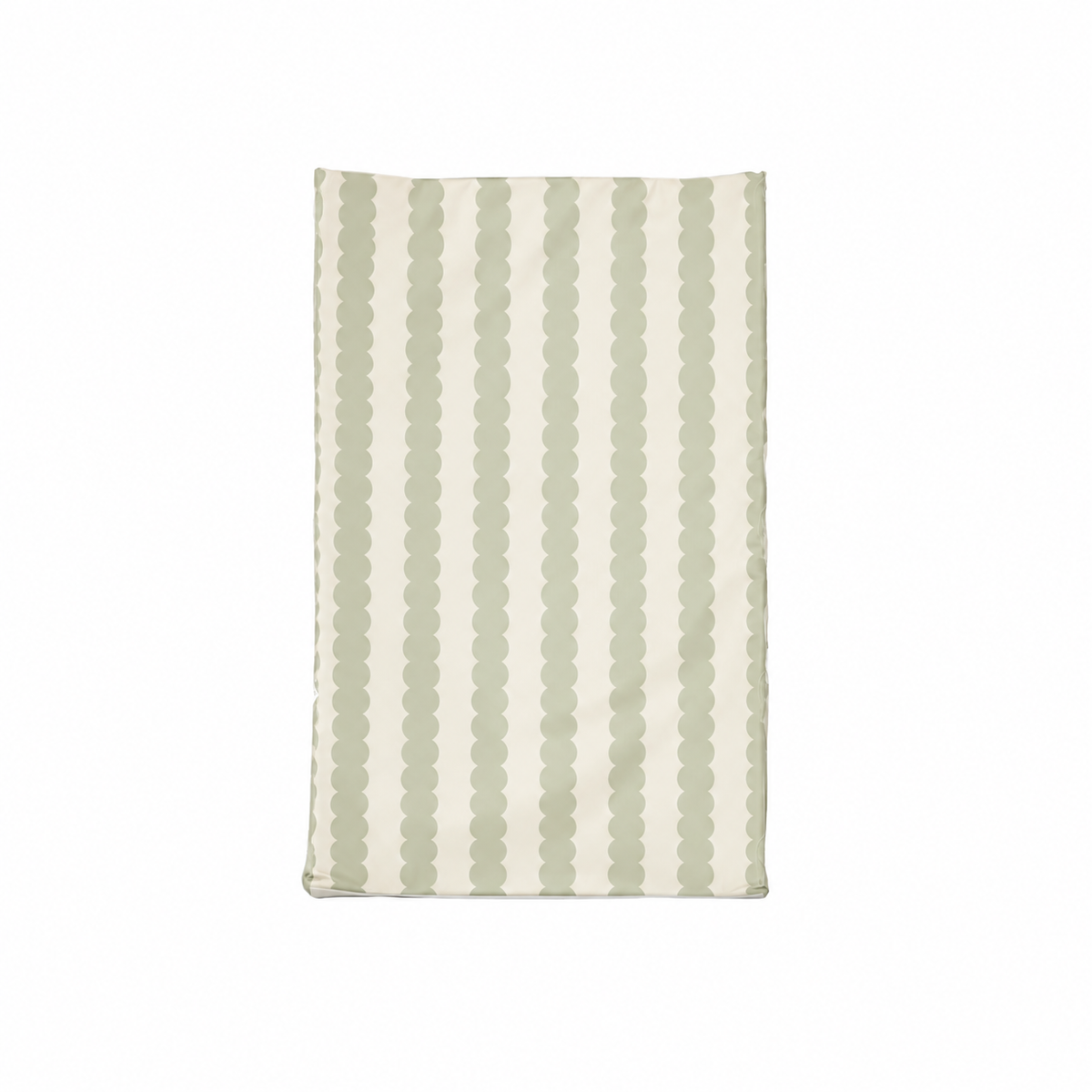 Obaby Wedge Changing Mat - Scallop Stripe Sage