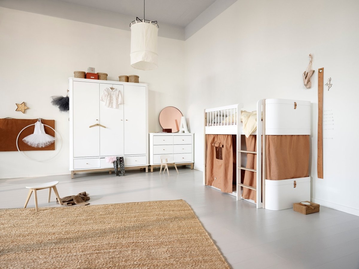 Mini+ Low Bunk Bed - White – Bunk Beds for children, available at Learning Bugs UK