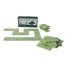 Large Wooden Dominoes - Mint-Coloured Garden Set by Traditional Garden Games - Learning Bugs UK