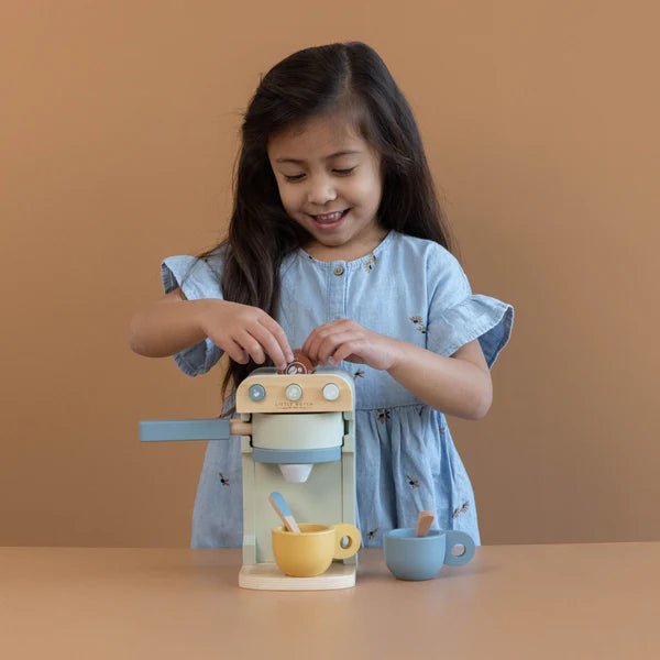 Little Dutch Wooden Coffee Machine by Little Dutch - Learning Bugs UK