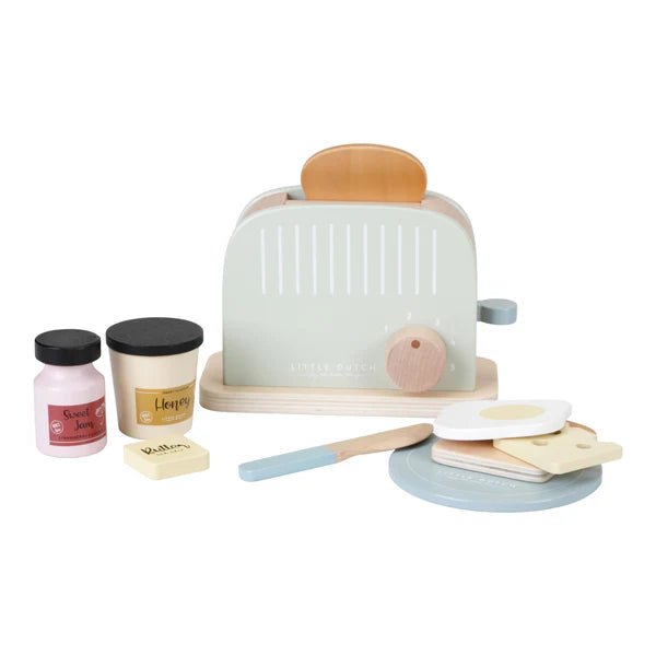 Little Dutch Wooden Toaster Set by Little Dutch - Learning Bugs UK