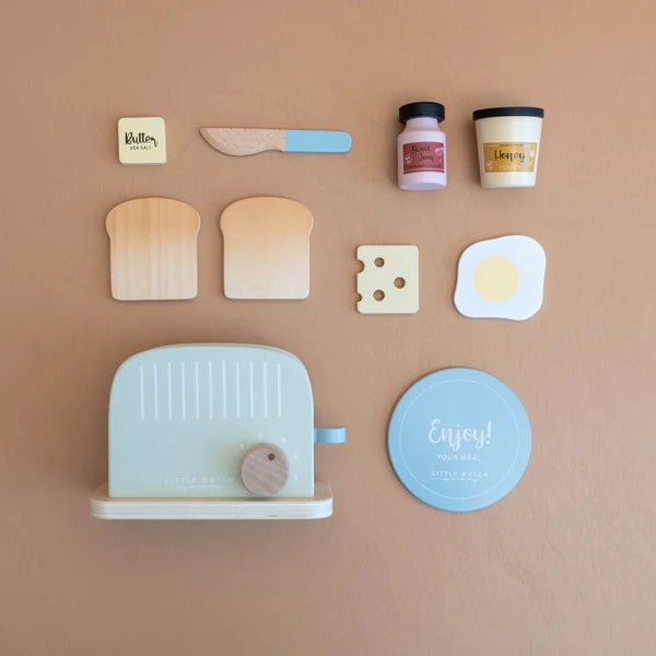 Little Dutch Wooden Toaster Set by Little Dutch - Learning Bugs UK