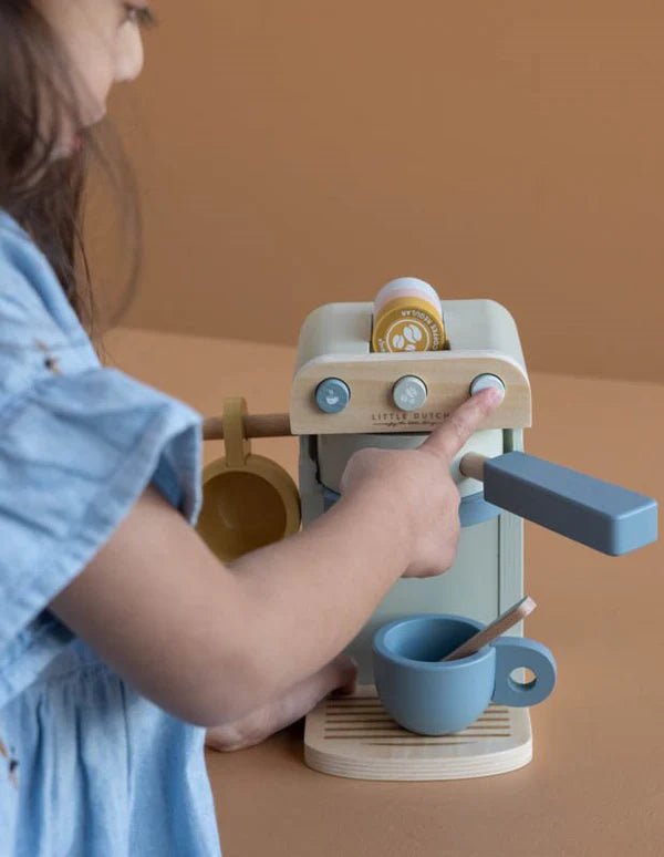 Little Dutch Wooden Coffee Machine by Little Dutch - Learning Bugs UK