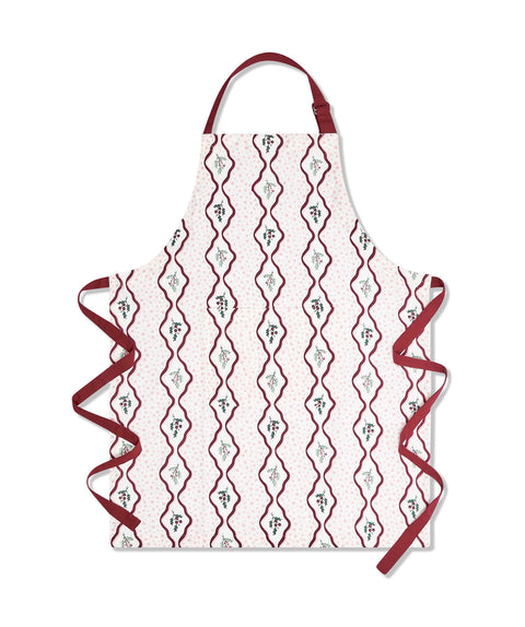 Avery Row Kitchen Apron - Berry Ribbons