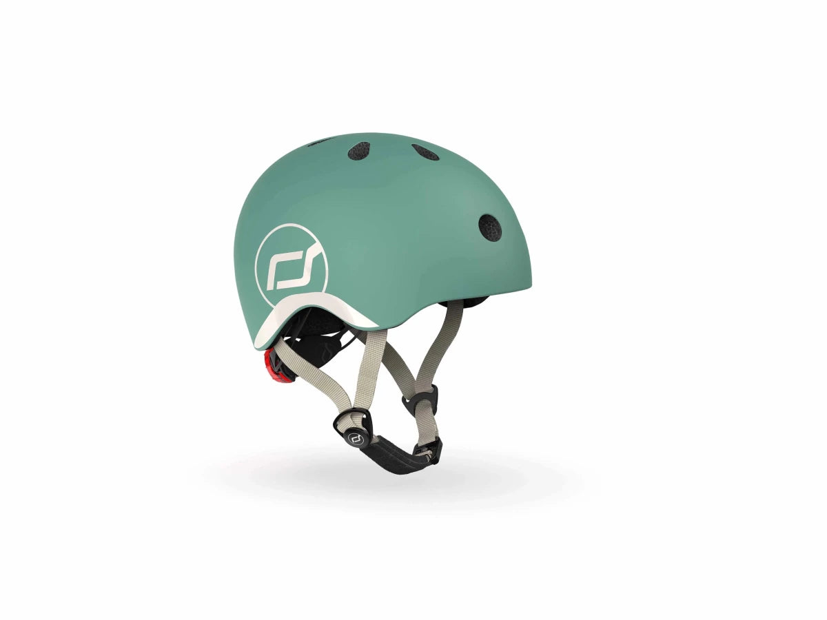 Scoot & Ride toddler helmet in Forest green, size XXS-S