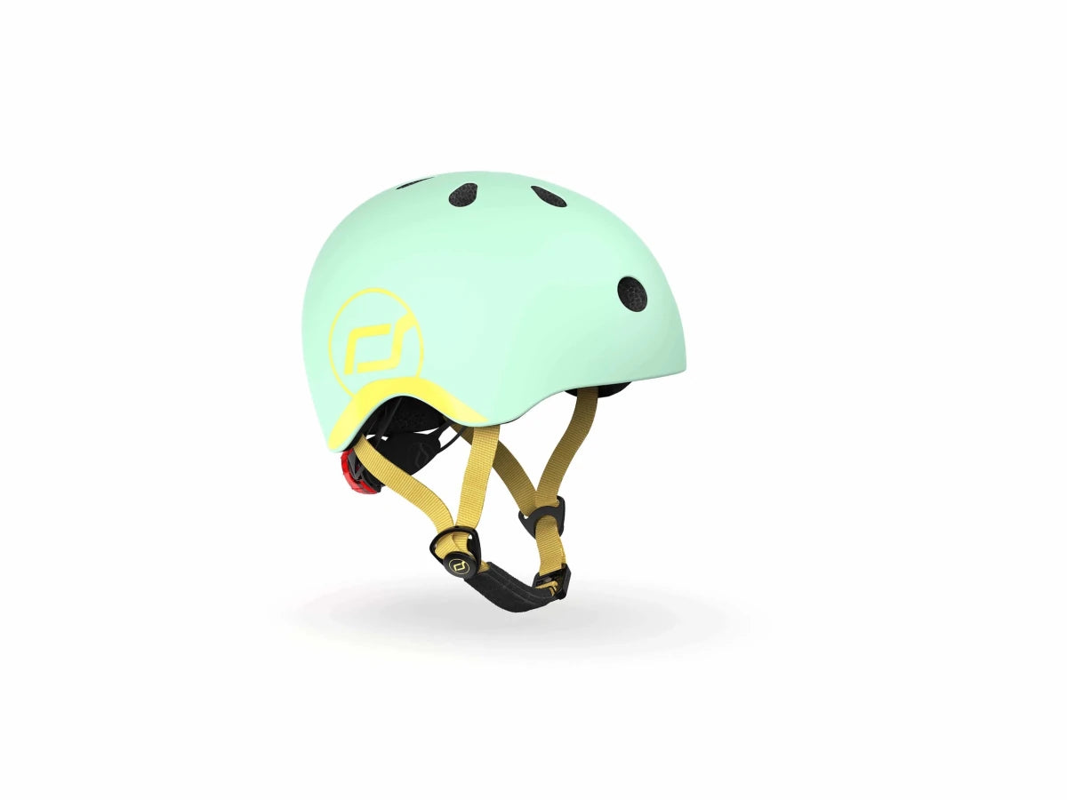 Scoot & Ride toddler helmet in Kiwi green, size XXS-S