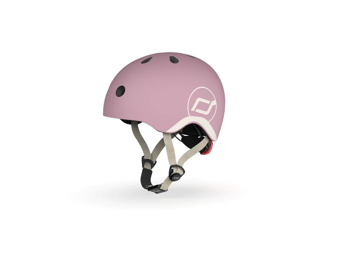 Scoot & Ride toddler helmet in Wildberry, size XXS-S, front view