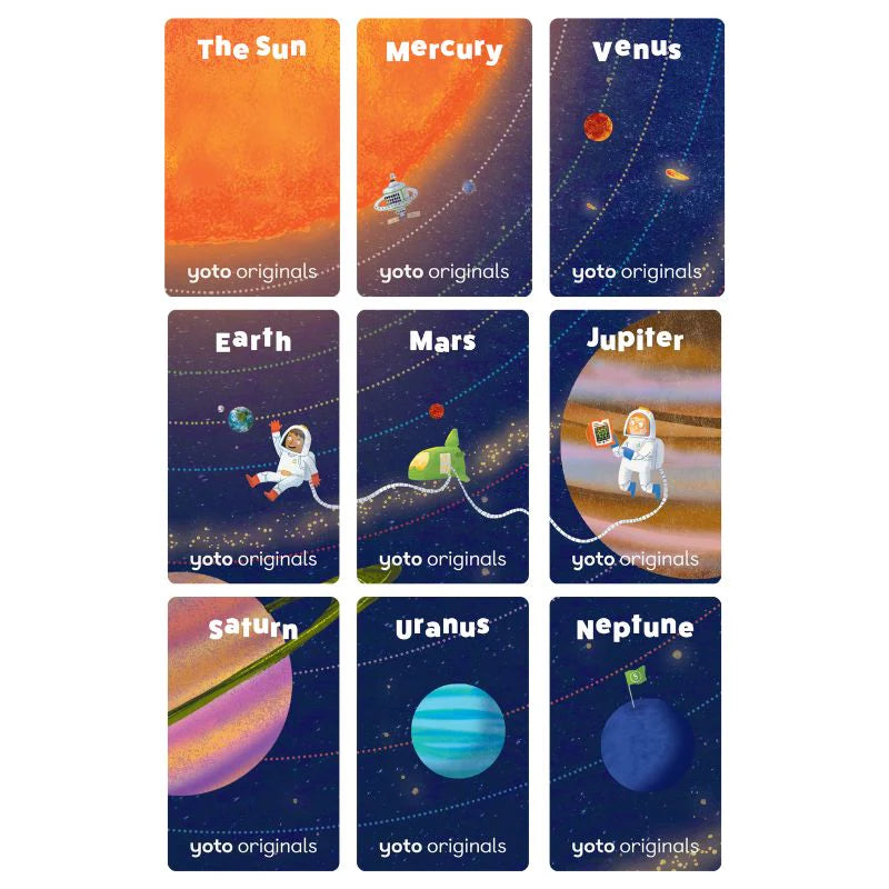 Yoto Card - The Solar System Card Set
