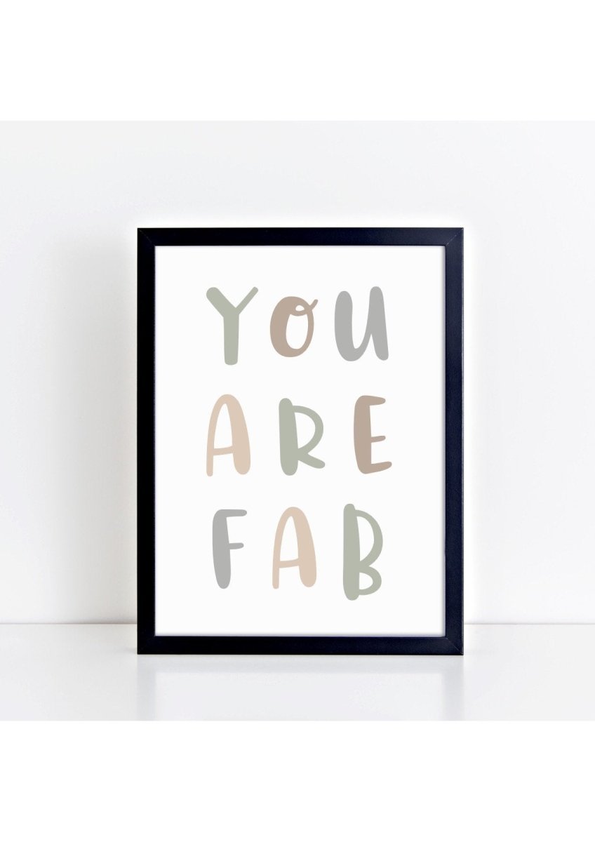You Are Fab - Muted Camo – for children, available at Learning Bugs UK
