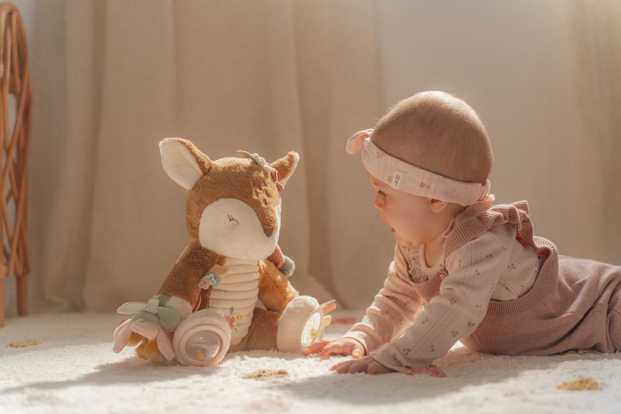 Little Dutch Activity Soft Toy Deer - Fairy Garden – for children, available at Learning Bugs UK