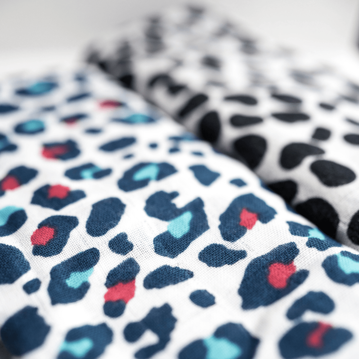 Animal Print Muslin 2 Pack – Muslin squares for children, available at Learning Bugs UK