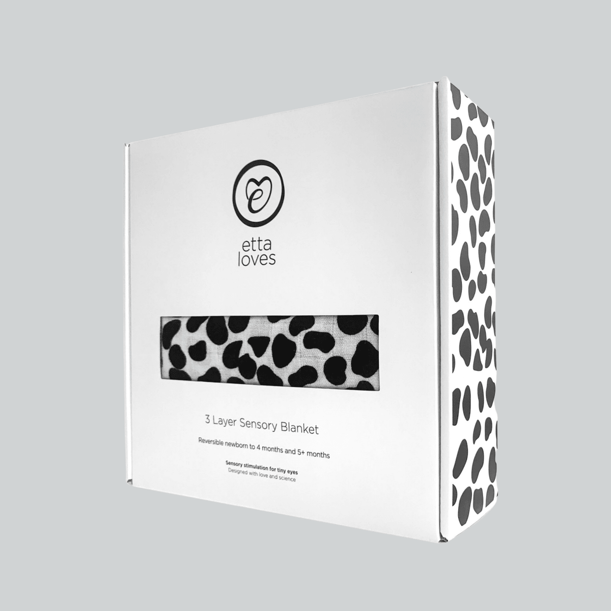 Animal Print Muslin Blanket - reversible – Blankets for children, available at Learning Bugs UK