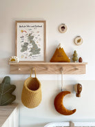 Buy Autumns Corner - The Peg Rail Shelf | Peg Rail Shelf for kids by Learning Bugs UK
