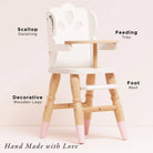 Le Toy Van wooden dolls high chair, photo 2 of 8