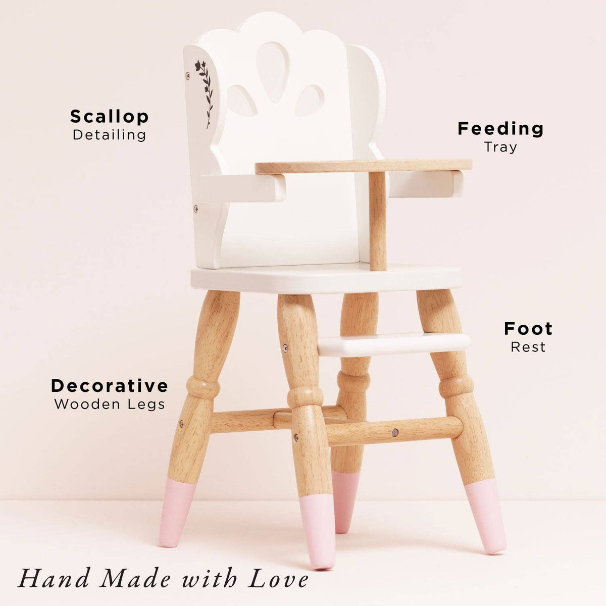 Le Toy Van wooden dolls high chair, photo 2 of 8