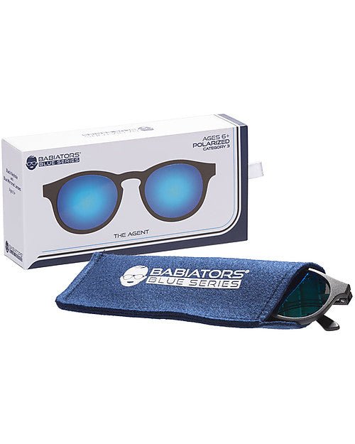 Buy Babiators Polarised Kids Keyhole Sunglasses - The Agent - 2 sizes | for kids by Learning Bugs UK
