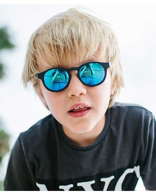 Buy Babiators Polarised Kids Keyhole Sunglasses - The Agent - 2 sizes | for kids by Learning Bugs UK