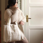 Buy Woven Stripe Bag - Natural | Parent Accessories for kids by Learning Bugs UK