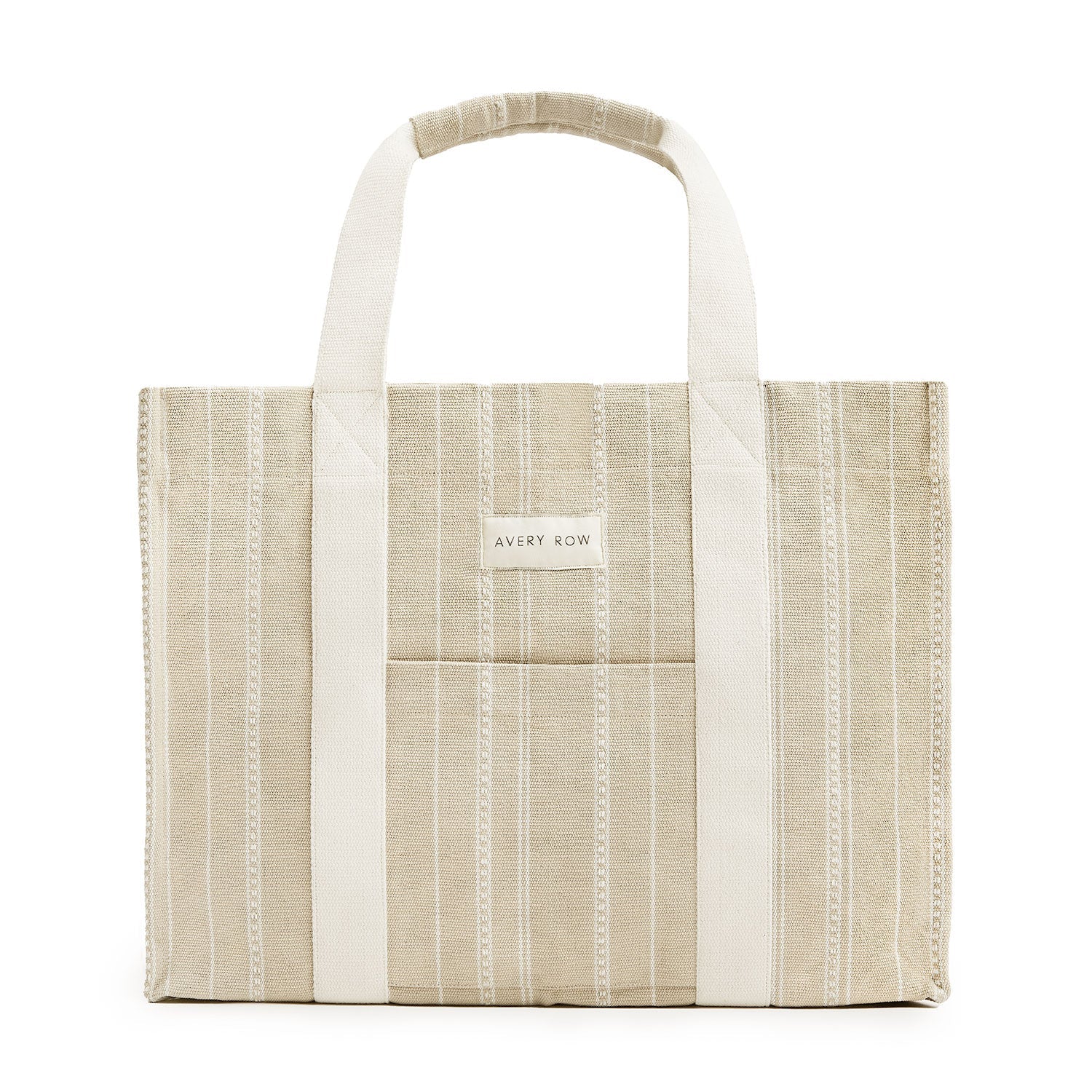 Buy Woven Stripe Bag - Natural | Parent Accessories for kids by Learning Bugs UK
