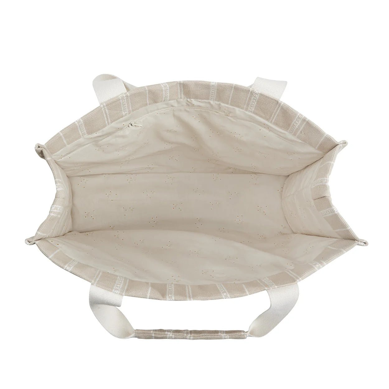 Buy Woven Stripe Bag - Natural | Parent Accessories for kids by Learning Bugs UK