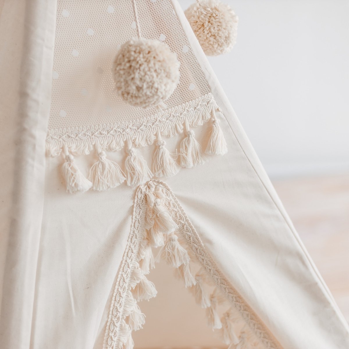 MINICAMP Boho Kids Teepee with Tassels – Teepees for children, available at Learning Bugs UK