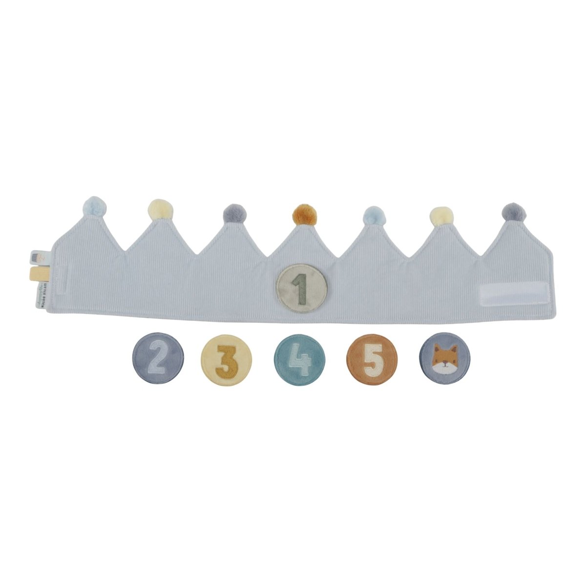Birthday Crown With Numbers Blue – for children, available at Learning Bugs UK