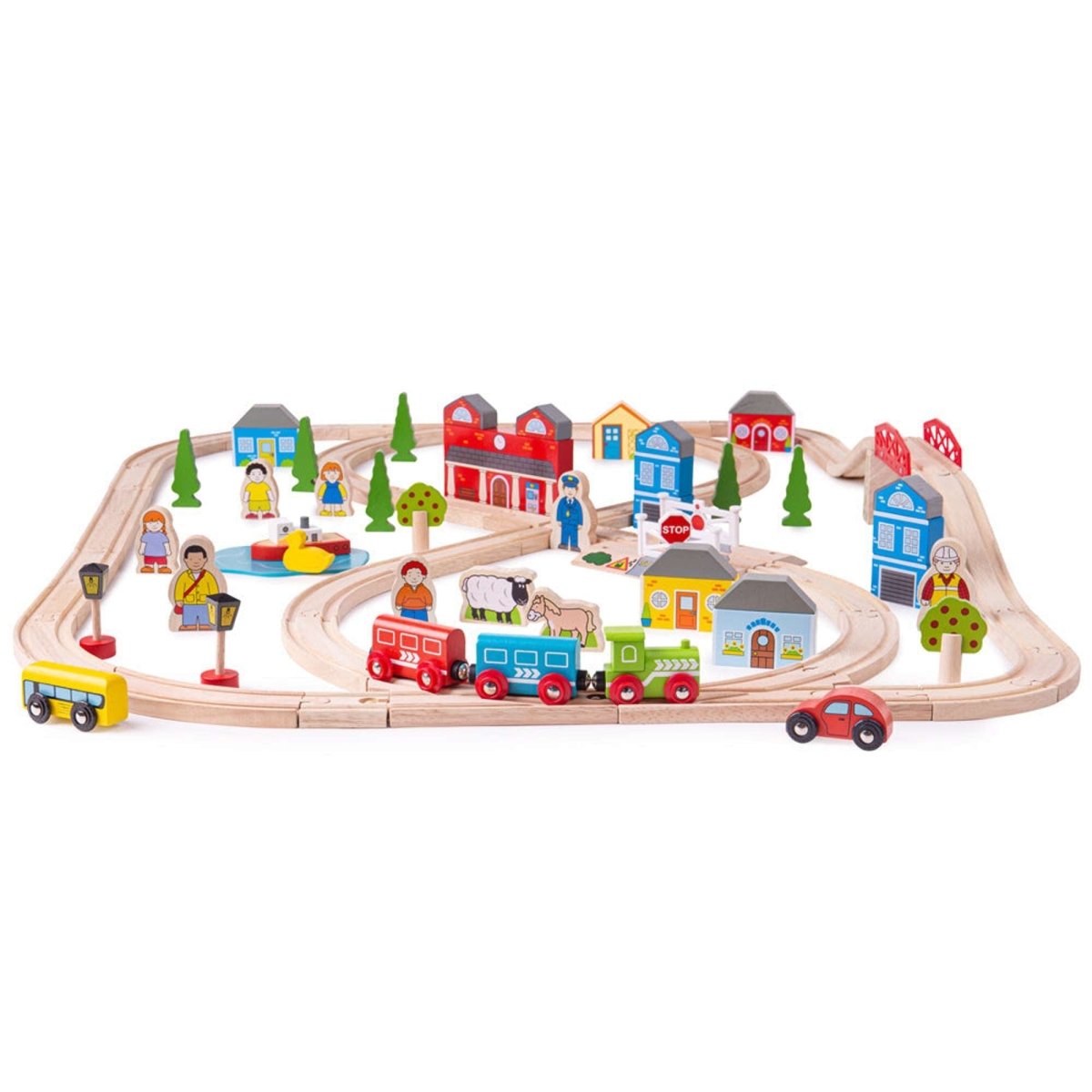 Town and Country Train Set – for children, available at Learning Bugs UK