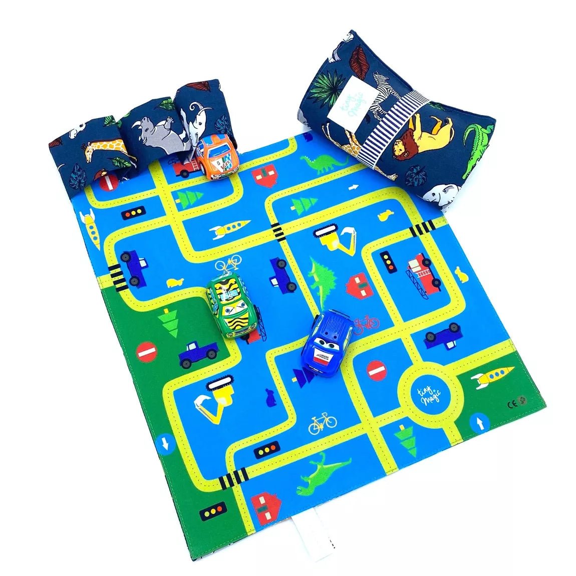 Tiny Magic Car Set - Fluo Skate Edition by Tiny Magic Kids Toys - Learning Bugs UK