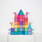 Buy Connetix Magnetic Tiles 48pc Glitter Castle Pack | for kids by Learning Bugs UK