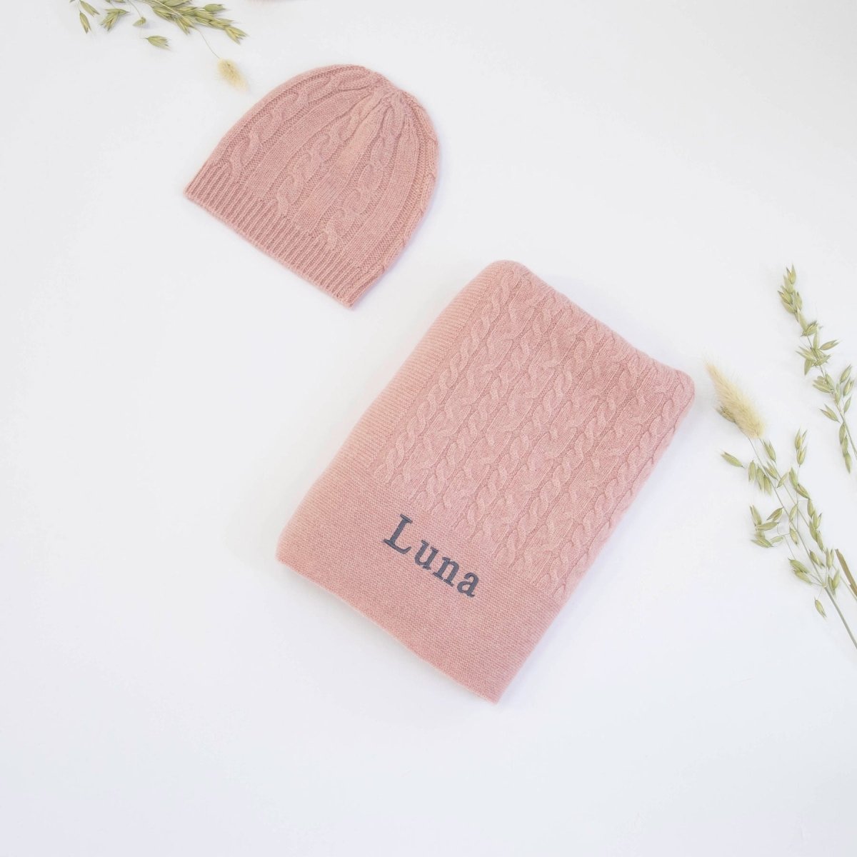Classic Cashmere Baby Gift Set - Rosewood – for children, available at Learning Bugs UK