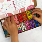 Buy Unicorn & Heart Bracelet Making Kit | Art and Craft Box for kids by Learning Bugs UK