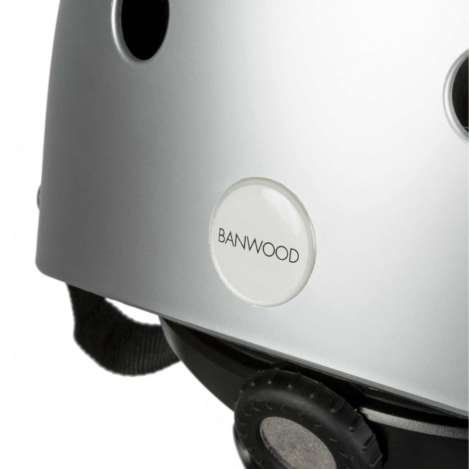 Banwood Classic – Kids Bike & Scooter Helmet (Chrome)