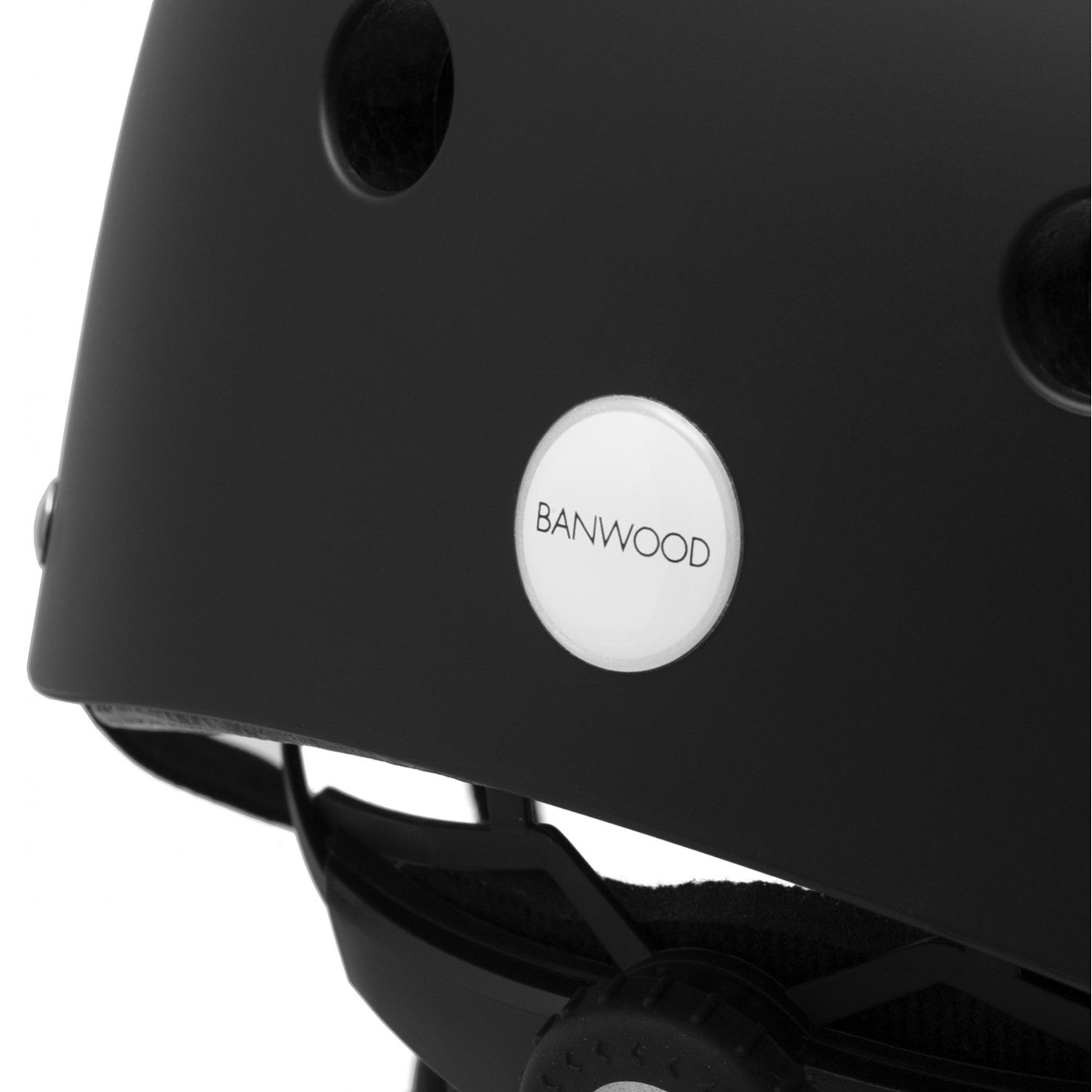 Banwood Classic – Kids Bike & Scooter Helmet (Matte Black)