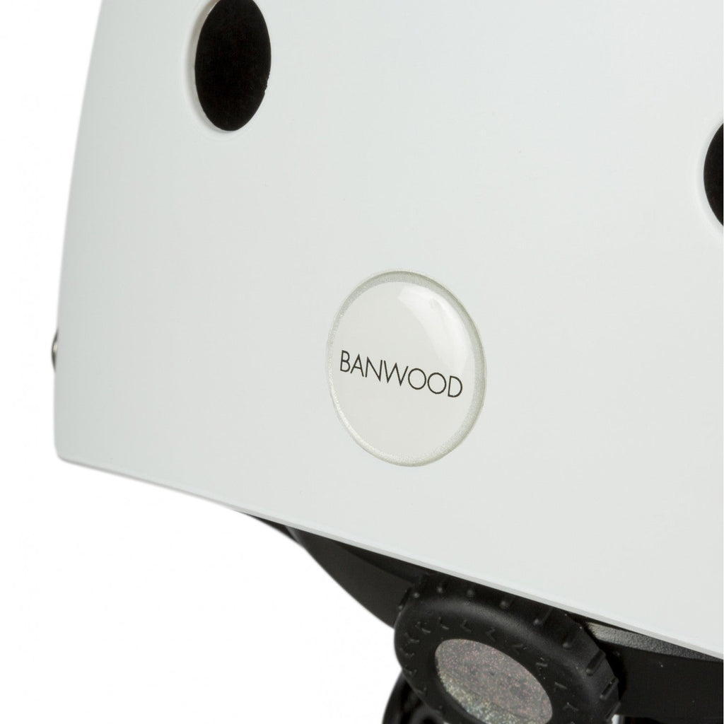 Banwood Classic – Kids Bike & Scooter Helmet (Matte White)