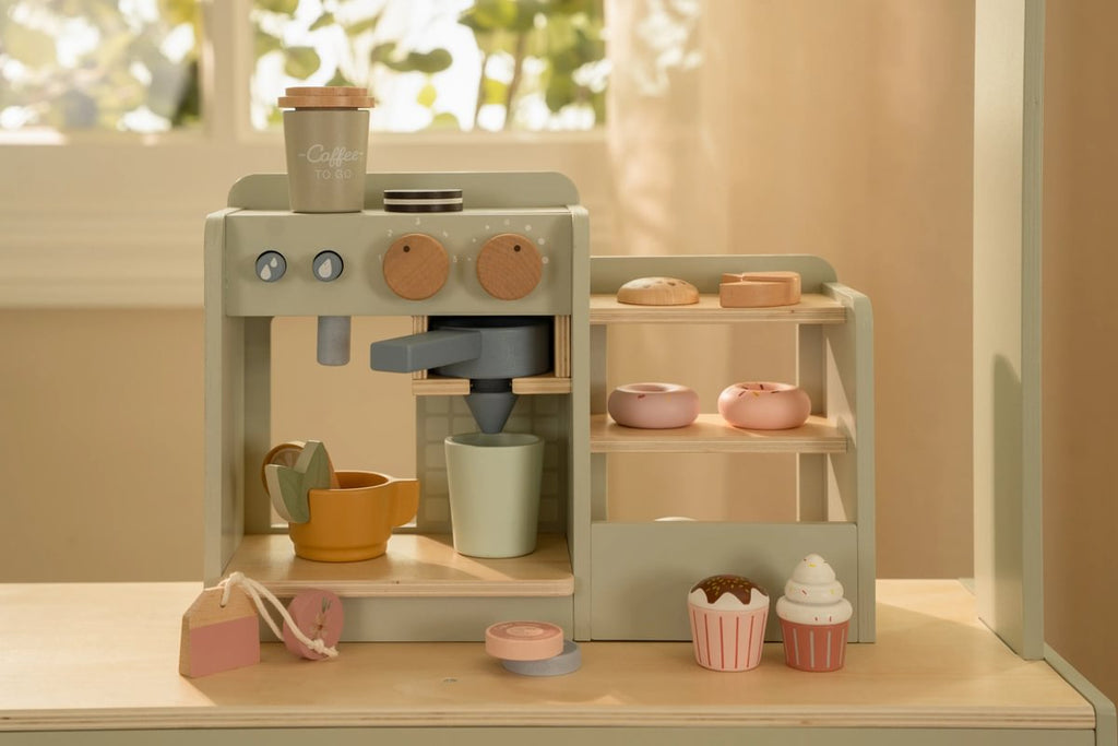 Little Dutch Wooden Coffee Corner – for children, available at Learning Bugs UK