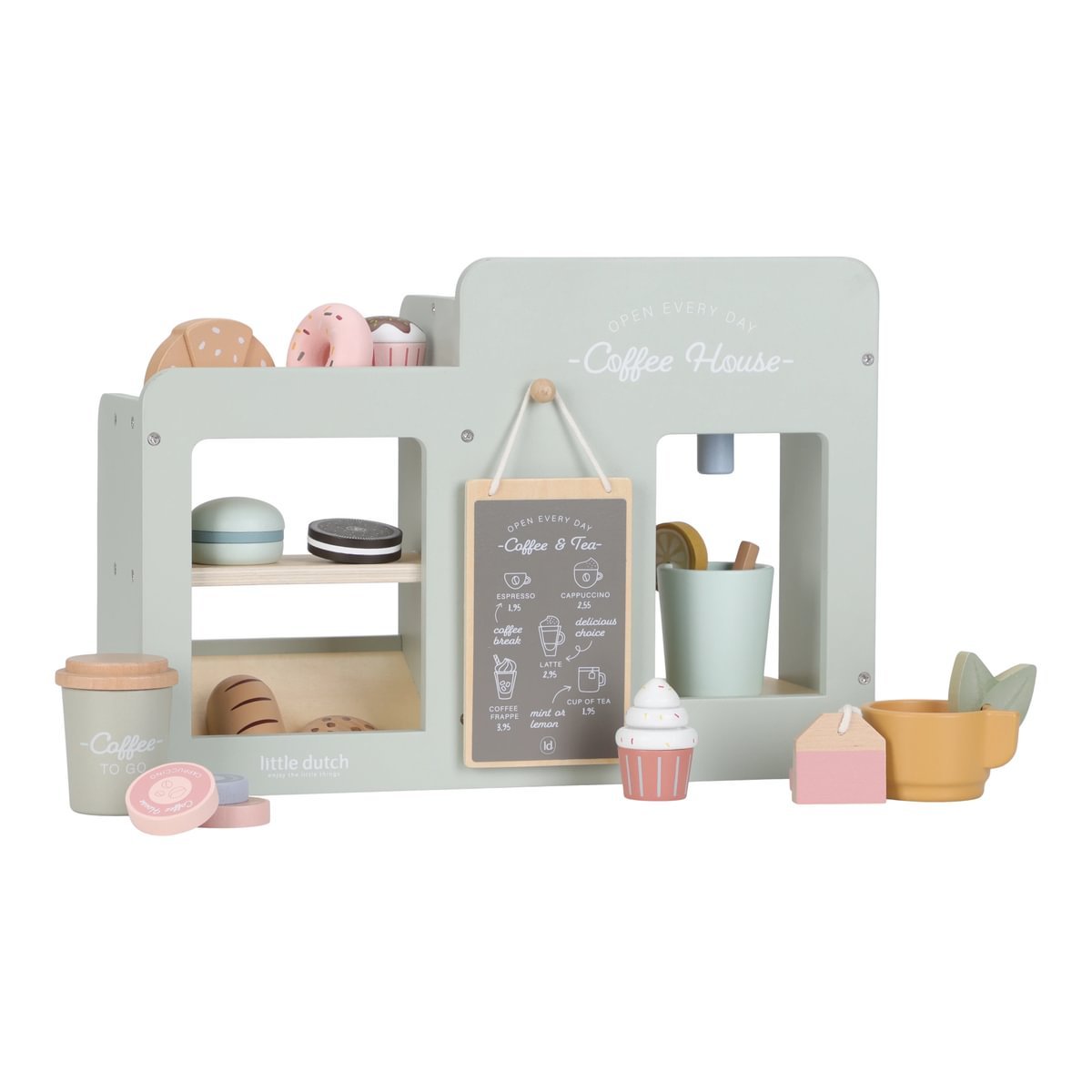 Little Dutch Wooden Coffee Corner – for children, available at Learning Bugs UK