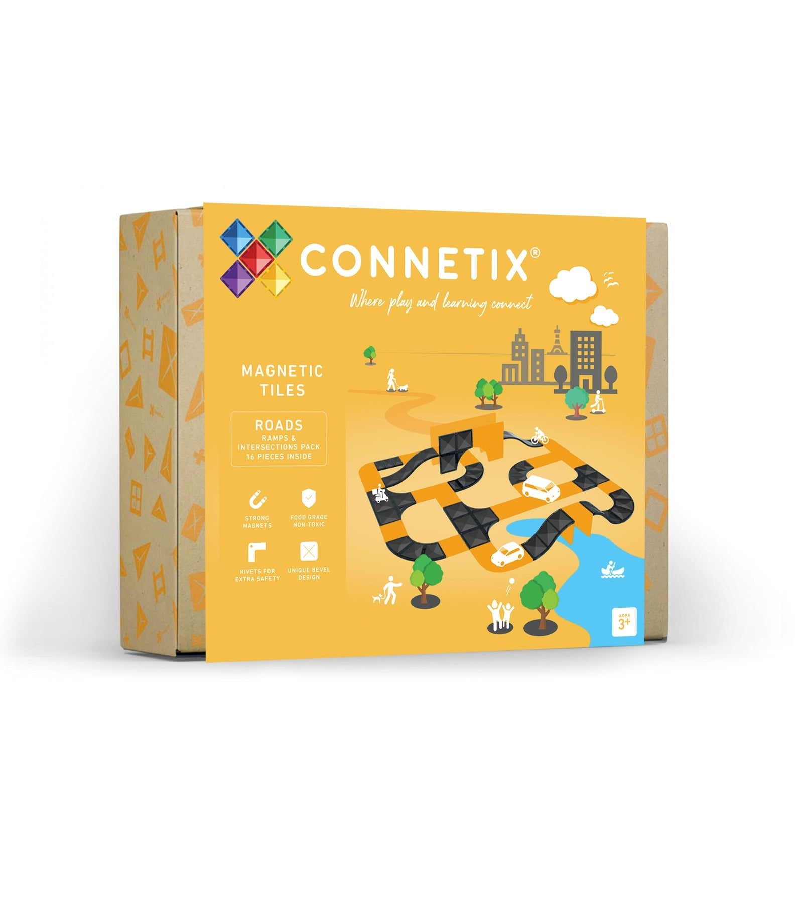 Buy NEW : Connetix - Ramps & Intersections Pack 16 pc | for kids by Learning Bugs UK