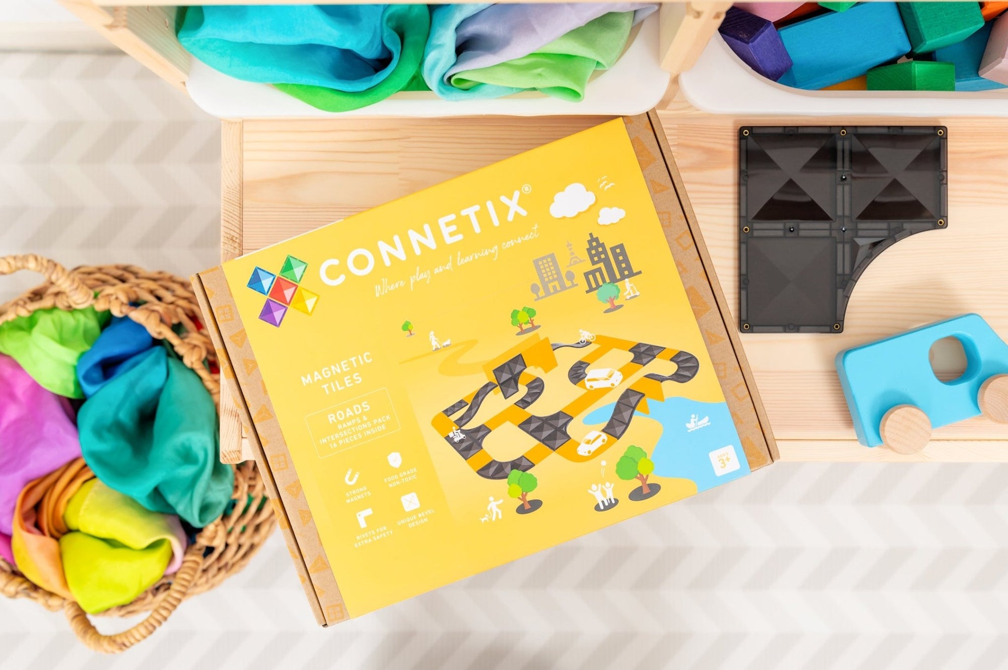 Buy NEW : Connetix - Ramps & Intersections Pack 16 pc | for kids by Learning Bugs UK