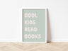Buy Cool Kids Read Books - Fine Art Print | for kids by Learning Bugs UK