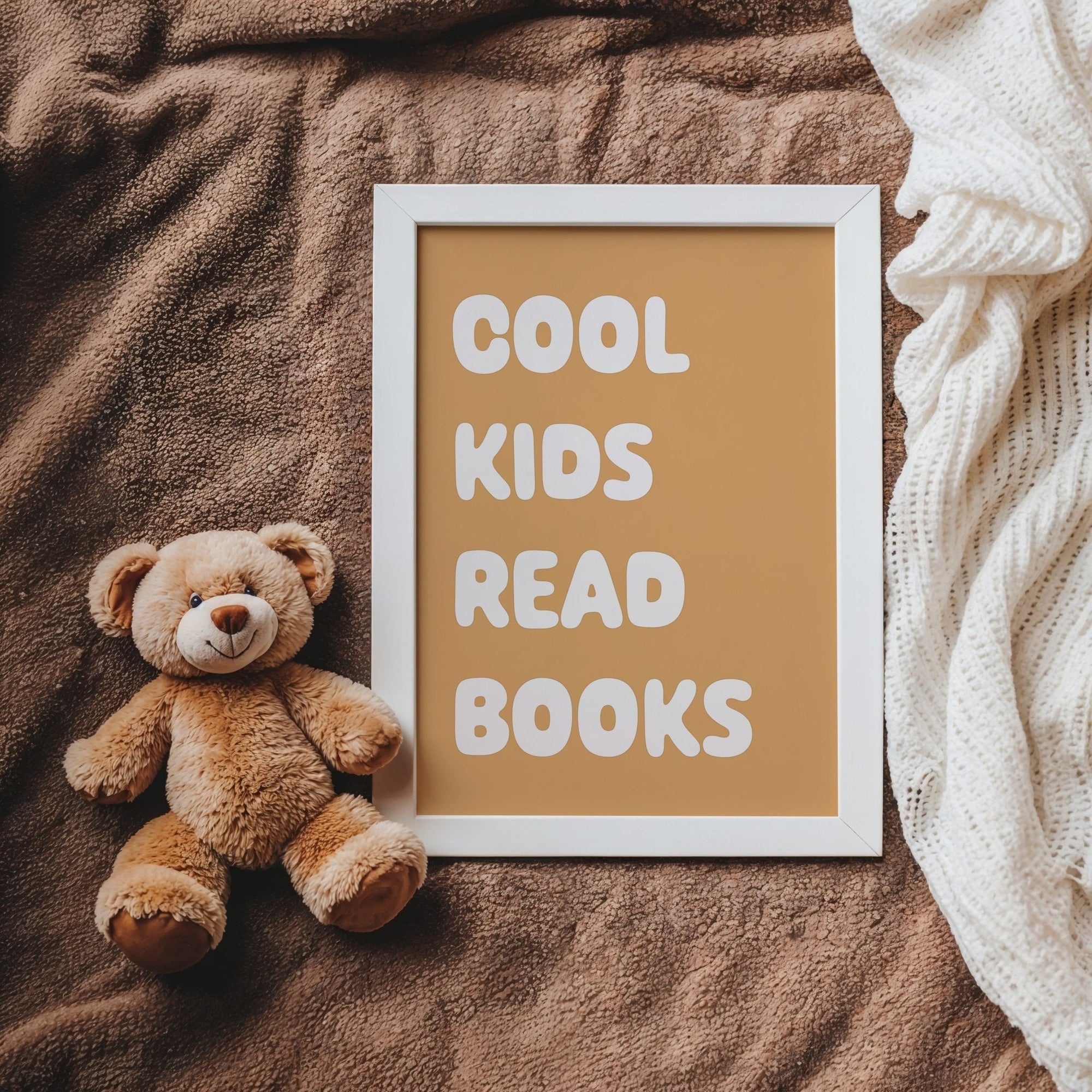 Cool Kids Read Books - Fine Art Print