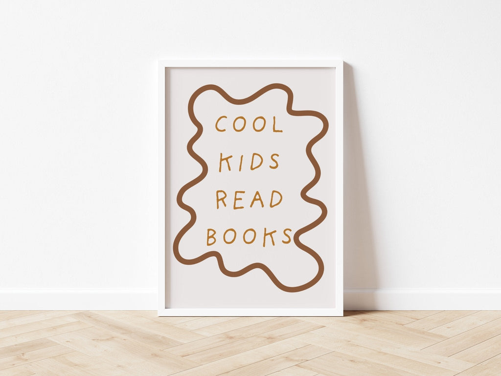 Cool Kids Read Books - Wavy Edition - Fine Art Print