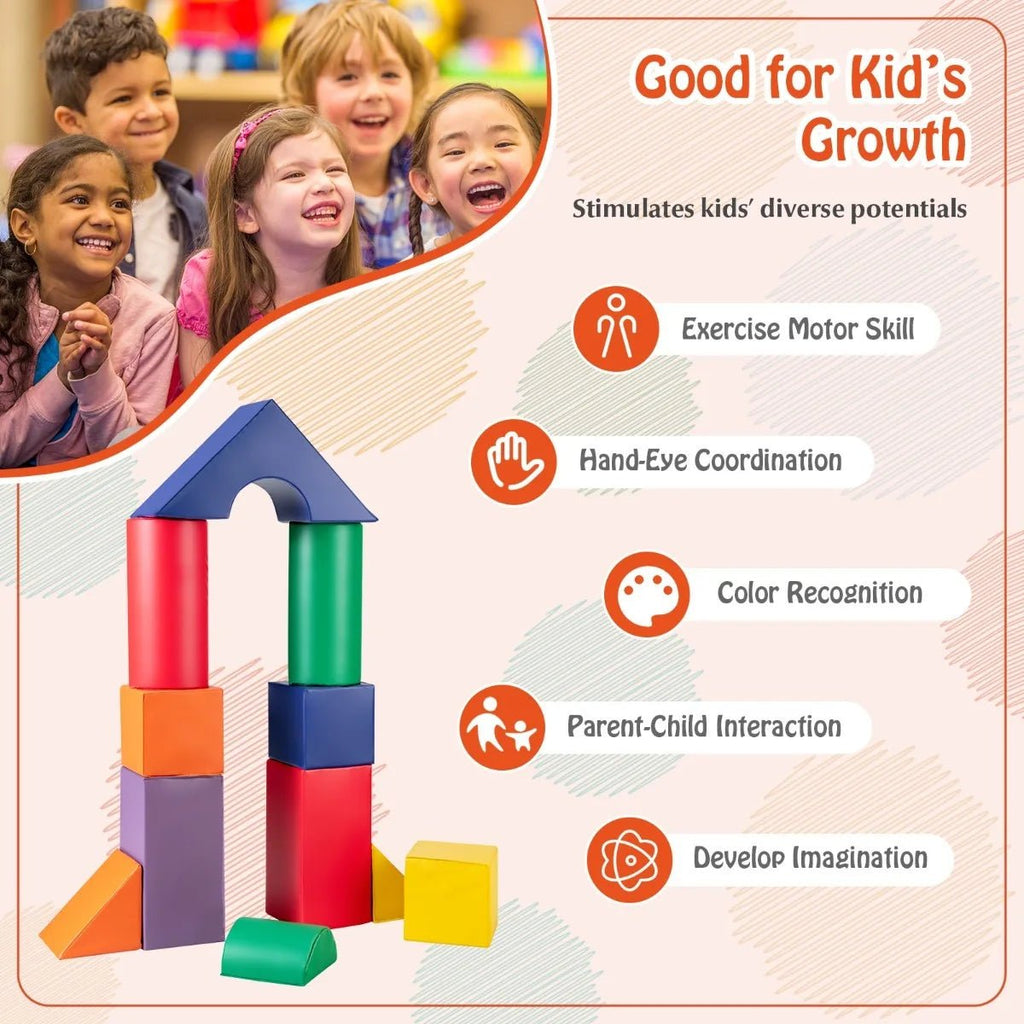 Buy 11 - Piece Climb and Crawl Foam Block Play Set | for kids by Learning Bugs UK