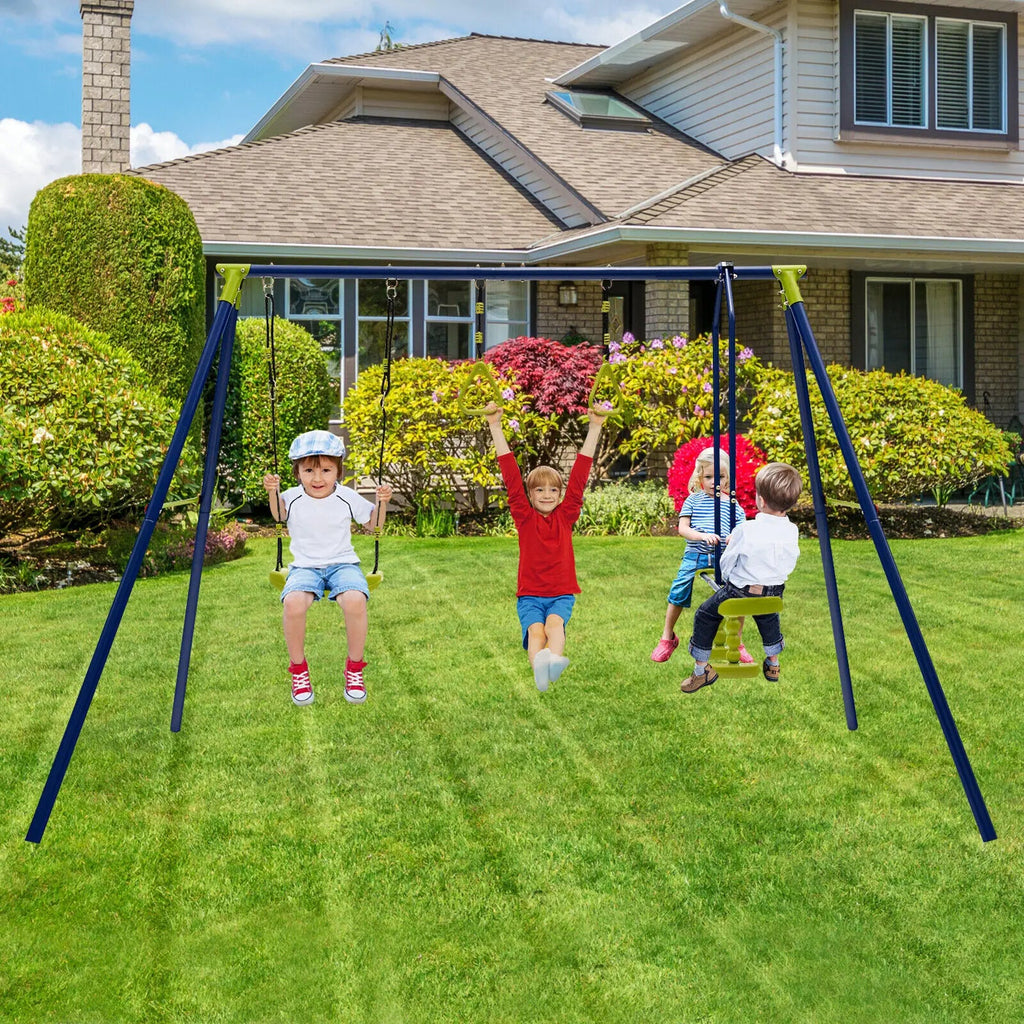 Buy 3 - in - 1 Multifunctional A - Frame Swing Set | for kids by Learning Bugs UK
