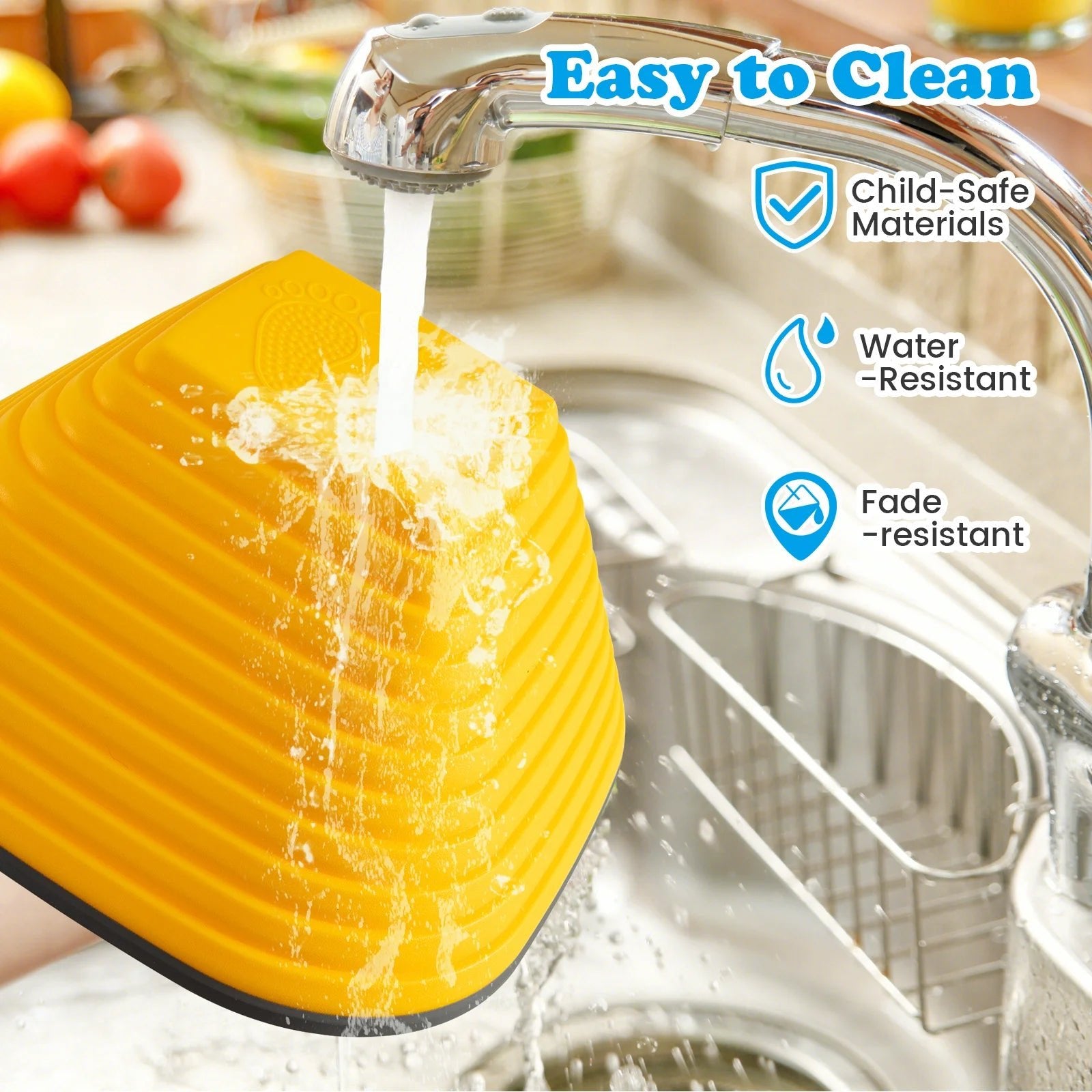 Buy 6 Pieces Kids Stepping Stone Non - Slip Square Toddler Balance Stones - Multicolor | for kids by Learning Bugs UK