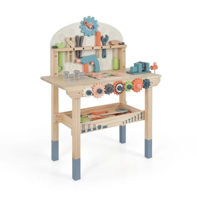 Buy Kids Play Tool Workbench with Rich Tool Set and Realistic Accessories | for kids by Learning Bugs UK